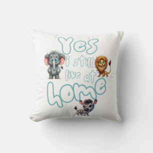 Schattigee Waterverf Safari Woodland Animals Kussen