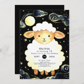 Schattigee Waterverf schapenverjaardag Kaart (Voorkant / Achterkant)