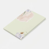 Schattigee waterverf schilderij Sage groene achter Post-it® Notes (Schuin)