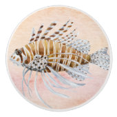 Schattigee waterverf Schilderij Zeevaart Nautische Keramische Knop (Voorkant)