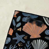 Schattigee Waterverf Seashell Coral Strandlaken (In situ)