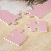 Schattigee Waterverf Shih-tzu Dog/Flowers Legpuzzel (Zijkant)