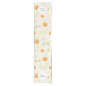 Schattigee Waterverf Sinaasappels en sterren op be Korte Tafelloper (Voorkant)