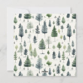 Schattigee Waterverf sneeuwman laat het sneeuwkers Feestdagenkaart (Achterkant)