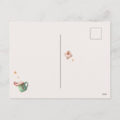 Schattigee waterverf snoepriet winter kerst Kaart (Achterkant)