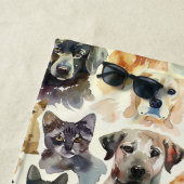 Schattigee Waterverf Strandlaken (In situ)