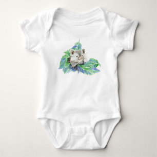 Schattigee Waterverf Teddy Bear Hamster Pet Animal Romper