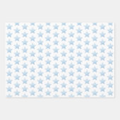 Schattigee Waterverf Teddy Bears en Sterren Inpakpapier Vel (Voorkant 2)