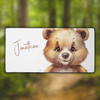 Schattigee Waterverf teddybeer Bureaumat