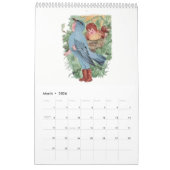 Schattigee  Waterverf Tekeningen Vogelkinderen 3 Kalender (Mar 2026)