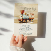 Schattigee Waterverf train zijn een jongen Baby sh Kaart