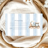 Schattigee Waterverf Trein Baby shower Note voor B Informatiekaartje