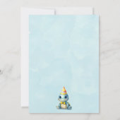 Schattigee waterverf Turtle Kids Verjaardag Kaart (Achterkant)