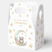 Schattigee Waterverf Uil Baby shower Bedankdoosjes (Geopend)