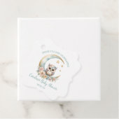 Schattigee Waterverf Uil Dank u Baby shower Bedankjes Labels (In situ)