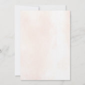 Schattigee Waterverf Uil Neutraal Baby shower Uitn Kaart (Achterkant)