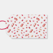 Schattigee Waterverf Valentijnsdag Harten Cadeau L Cadeaulabel (Achterkant Horizontaal)