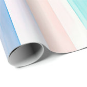 Schattigee Waterverf Verticale Pastel Regenboog St Cadeaupapier (Rol Hoek)