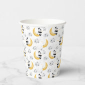 Schattigee Waterverf Vist Panda Patroon Verjaardag Papieren Bekers (Rechts)