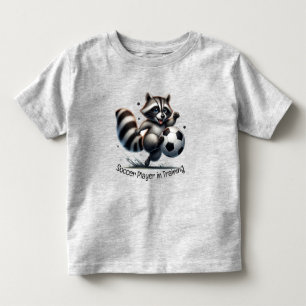 Schattigee Waterverf Voetballer in Opleiding Kinder Shirts