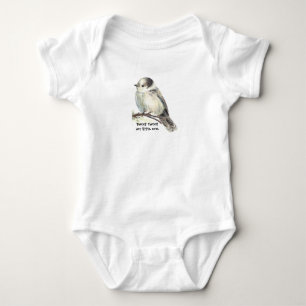 Schattigee Waterverf Vogel Tweet mijn kleintje Romper