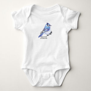Schattigee Waterverf Vogel Tweet mijn kleintje Romper