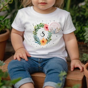 Schattigee Waterverf Wilde Dieren Roze Meisje Verj Ronde Button 5,7 Cm