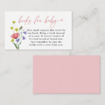 Schattigee Waterverf Wildflower Boeken voor Baby
