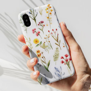 Schattigee Waterverf Wildflower Modern Floral Bota Case-Mate iPhone 14 Hoesje