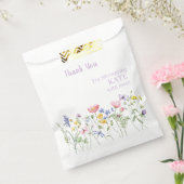Schattigee Waterverf Wildflower party Bedankzakje (Gezegeld)