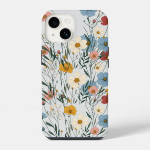 Schattigee Waterverf wildflower rustieke boho tele iPhone 14 Hoesje