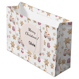 Schattigee Waterverf Winter Glowes Sneeuwman Cooki Groot Cadeauzakje