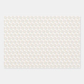 Schattigee Waterverf Witte Sprinkle Donuts Pattern Inpakpapier Vel (Voorkant 2)