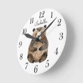 Schattigee Waterverf Woodland Beer Ronde Klok (Hoek)