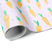 Schattigee Waterverf Wortelen lila Cadeaupapier (Rol Hoek)