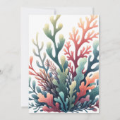 Schattigee Waterverf Zee Slugs Baby shower Kaart (Achterkant)