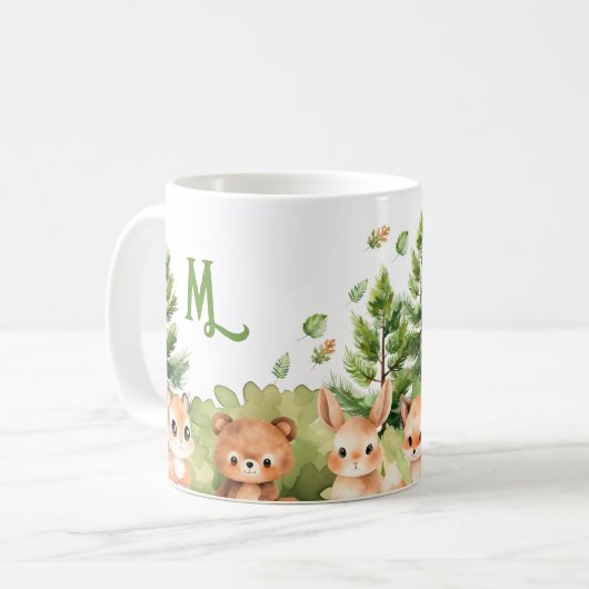 Schattigee Waterverven Koffiemok (Voorkant links)