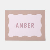 Schattigee Wavy-rand Deurmat (Voorkant)