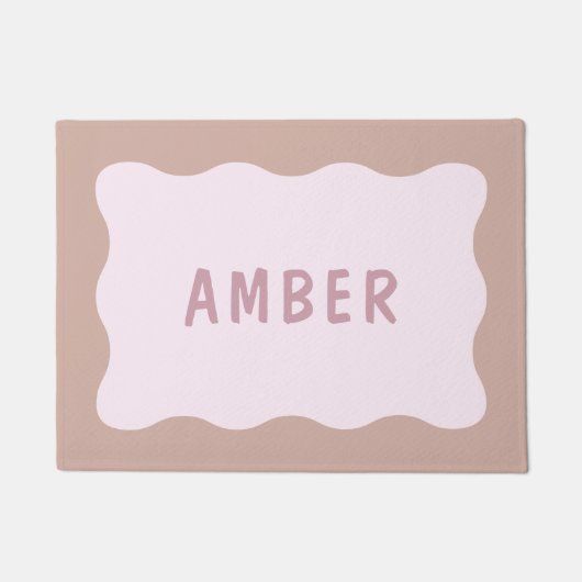 Schattigee Wavy-rand Deurmat (Voorkant)