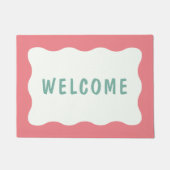 Schattigee Wavy-rand Deurmat (Voorkant)