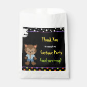 Schattigee weerwolf Boy Halloween Kostuumfeest Bedankzakje (Voorkant)