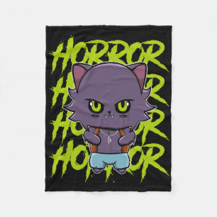 Schattigee weerwolf wolf wolf en anime horror lyca fleece deken