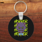 Schattigee weerwolf wolf wolf en anime horror lyca sleutelhanger (Voorkant)