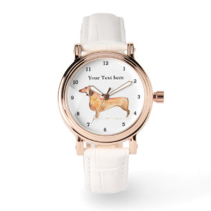 Schattigee Weiner Teckel Hond Puppy Dier Dierenlie Horloge