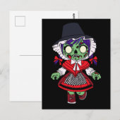 Schattigee Welsh Zombie Briefkaart (Voorkant / Achterkant)