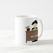 Schattigee wereld's grootste Vrouw leraar met naam Koffiemok (Voorkant rechts)