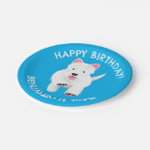 Schattigee West Highland terrier gepersonaliseerde Papieren Bordje (Gekanteld)
