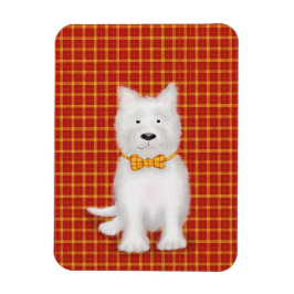Schattigee West Highland terrier koelkastmagneet Magneet