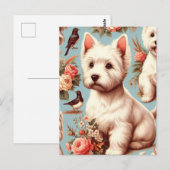  Schattigee West Highland White Terrier Briefkaart (Voorkant / Achterkant)