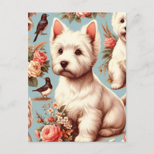  Schattigee West Highland White Terrier Briefkaart (Voorkant)